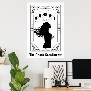 Tarot Himmels Mystisch Magisch Hexen Astrologie Poster