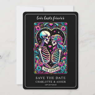 Tarot Hochzeit Speichern Flat Save The Date