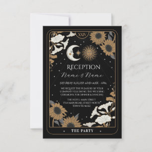 Tarot Hochzeitskarten Spiritueller Sonnenmond Einladung