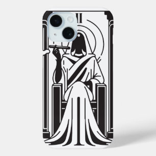 Tarot Hohepriesterin Cannabis Rauchen Okkultismus Case-Mate iPhone Hülle