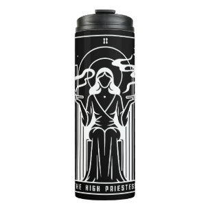 Tarot Hohepriesterin Wöchtlingsrauchkult Thermosbecher