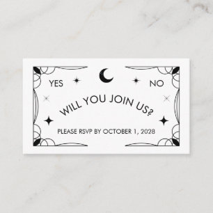 Tarot Inspiriert RSVP-Karte Begleitkarte