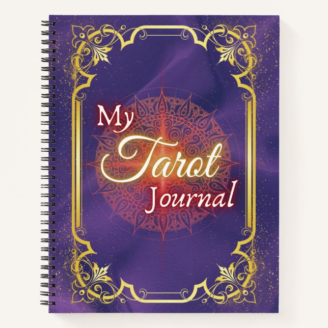 Tarot Journal und Notebook Notizbuch (Vorderseite)