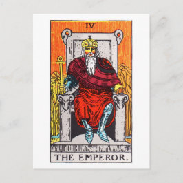 Tarot-Kaiser Postkarte