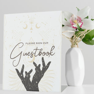 Tarot-Karte Bridal Wedding Neutral Guestbook Sockelschild