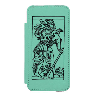 Tarot-Karte: Der Dummkopf Incipio Watson™ iPhone 5 Geldbörsen Hülle