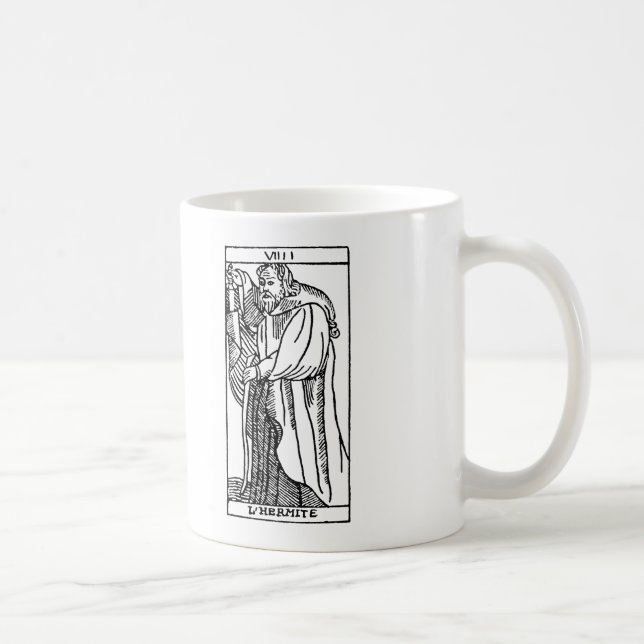 Tarot-Karte: Der Einsiedler Kaffeetasse (Rechts)