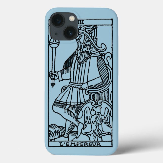 Tarot-Karte: Der Kaiser Case-Mate iPhone Hülle (Rückseite)
