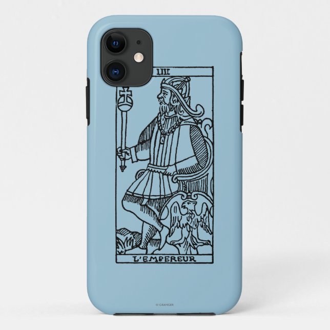 Tarot-Karte: Der Kaiser Case-Mate iPhone Hülle (Rückseite)