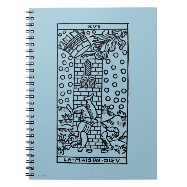 Tarot-Karte: Der Madhouse Notizblock (Vorderseite)