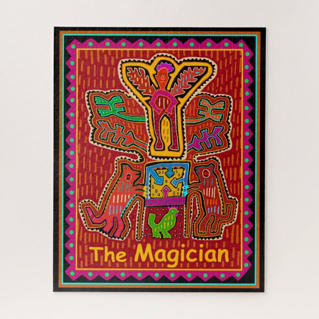 TAROT-KARTE - DER MAGIKANER PUZZLE (Vertikal)