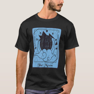 Tarot-Karte Der Mond-Mystische Karten-Okkult T-Shirt