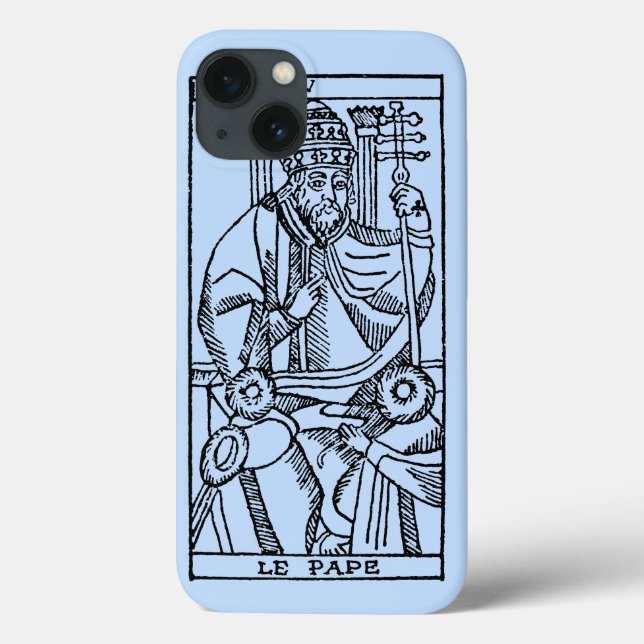 Tarot-Karte: Der Papst Case-Mate iPhone Hülle (Rückseite)