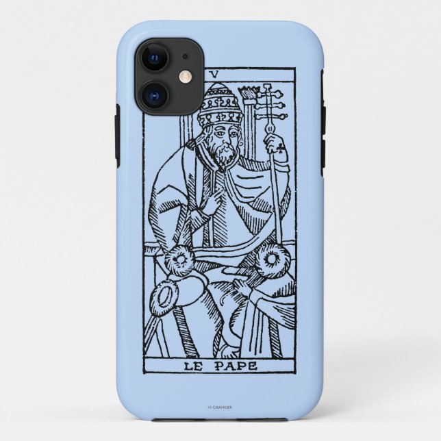 Tarot-Karte: Der Papst Case-Mate iPhone Hülle (Rückseite)
