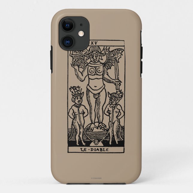 Tarot-Karte: Der Teufel Case-Mate iPhone Hülle (Rückseite)