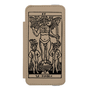 Tarot-Karte: Der Teufel Incipio Watson™ iPhone 5 Geldbörsen Hülle