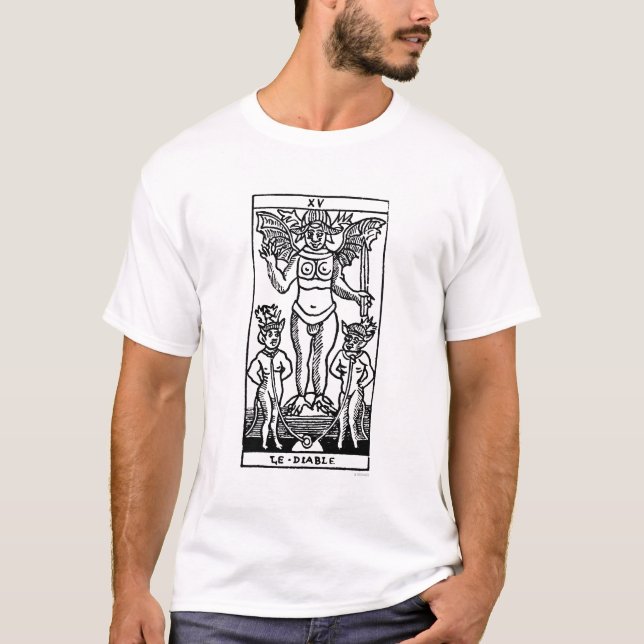Tarot-Karte: Der Teufel T-Shirt (Vorderseite)