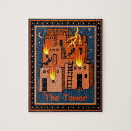 TAROT-KARTE - DER TURM PUZZLE