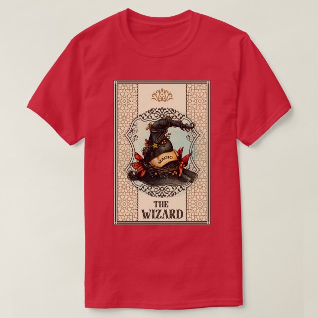 Tarot-Karte des Assistenten T-Shirt (Design vorne)