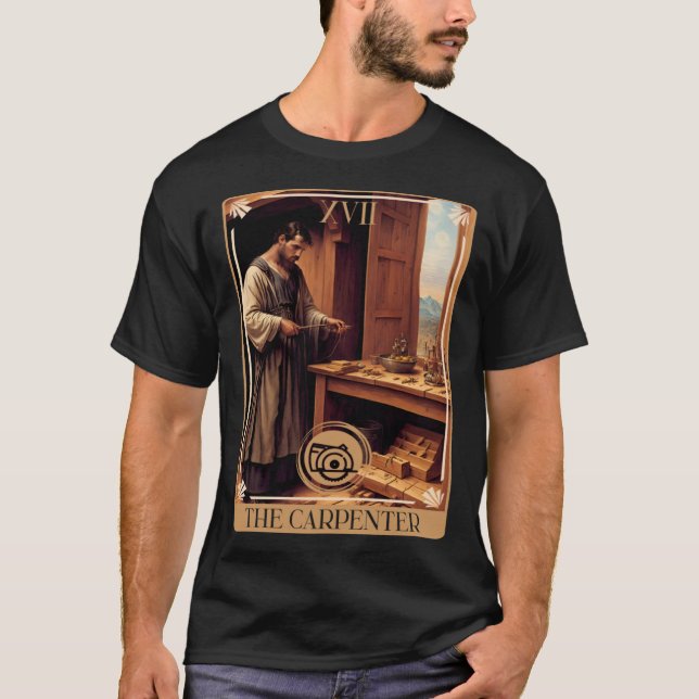 Tarot-Karte des Tischlers T-Shirt (Vorderseite)