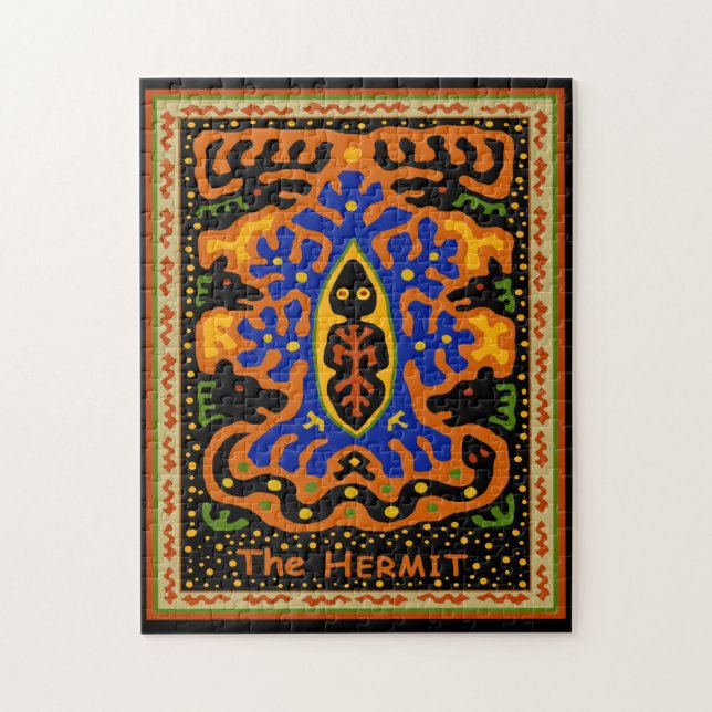 TAROT-KARTE - DIE HERMIT PUZZLE (Vertikal)
