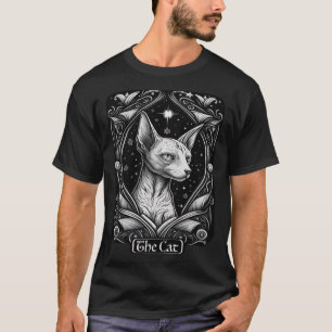 Tarot-Karte Die Katze Sphynx-Katzenjacke T-Shirt