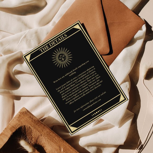 Tarot-Karte Elegante Hochzeiten Details Vintage So Begleitkarte (Von Creator hochgeladen)