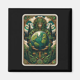 Tarot-Karte für den Erdwächter Verzauberung der Na Magnet