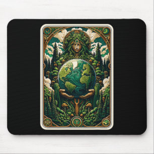 Tarot-Karte für den Erdwächter Verzauberung der Na Mousepad
