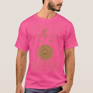 Tarot-Karte - Mystische Mondastrologie im Okkult T-Shirt