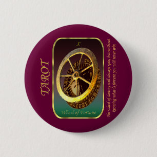 Tarot-Karte - Rad des Vermögens Button