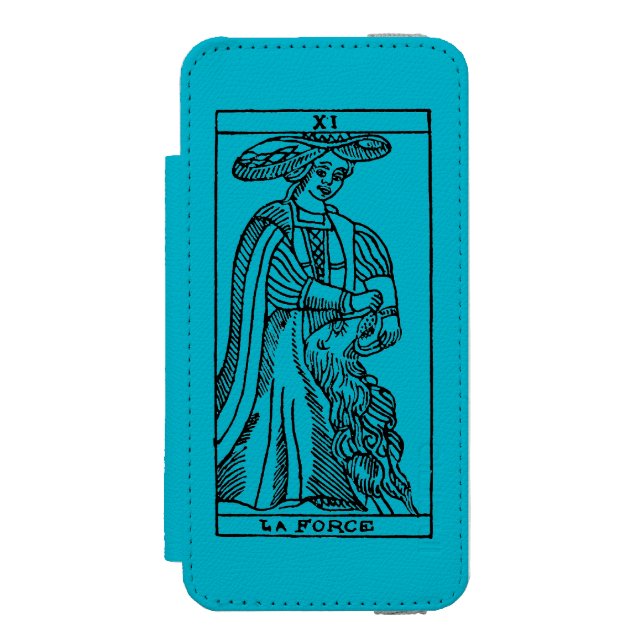 Tarot-Karte: Stärke Incipio iPhone Geldbeutel-Hülle (Folio Vorderseite)