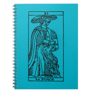 Tarot-Karte: Stärke Notizblock