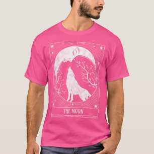 Tarot-Karte stört Halbmond und Wolf T-Shirt