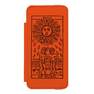 Tarot-Karte: The Sun Incipio Watson™ iPhone 5 Geldbörsen Hülle