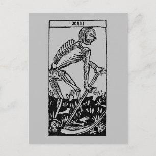 Tarot-Karte: Tod Postkarte