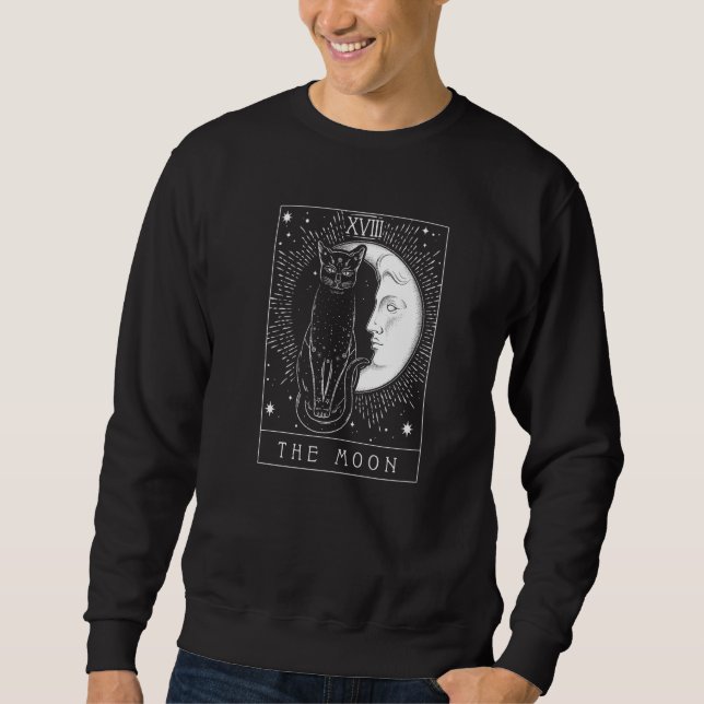 Tarot Karte XVIII Der Mond   Sweatshirt (Vorderseite)