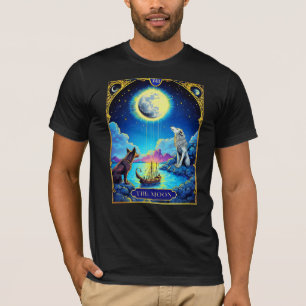 Tarot-Kartendarstellung, der Mond T-Shirt