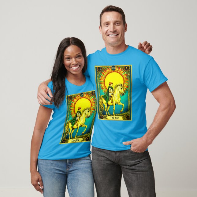 Tarot-Kartendarstellung, die Sun T-Shirt (Unisex)