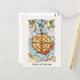 Tarot-Kartenmalerei des Glücksspiels Postkarte