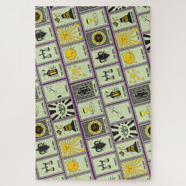 Tarot-Kartenmuster Puzzle (Vertikal)