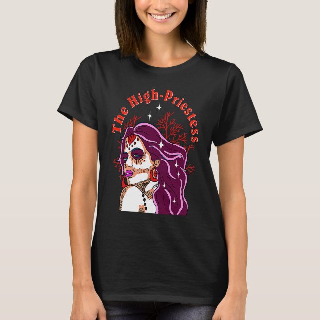 Tarot-Kartenzeichen Los Dios de Lo T-Shirt (Vorderseite)