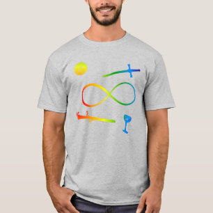 Tarot Lemniscate: Der Regenbogen "Magician & Eleme T-Shirt
