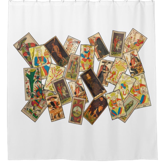 Tarot Lover's Duschvorhang (Vorderseite)