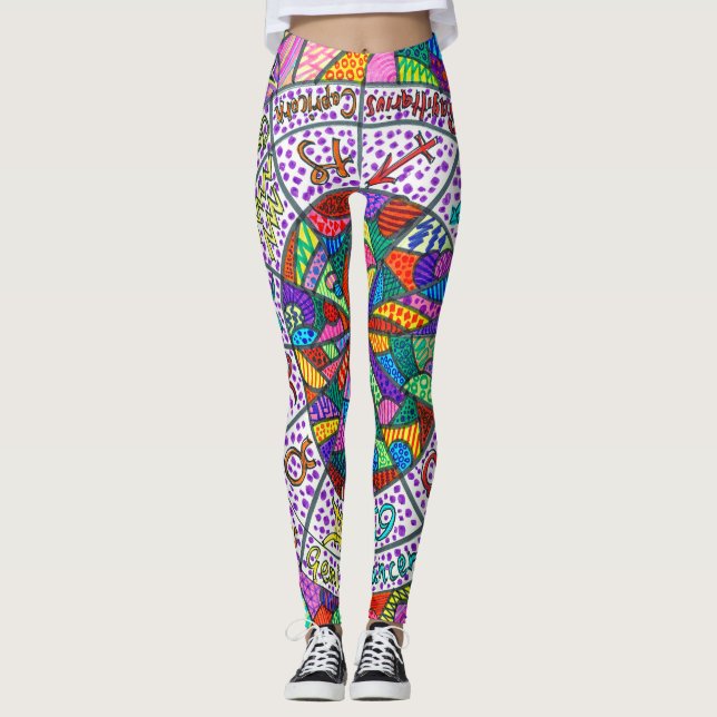 Tarot Lumination Leggings (Vorderseite)