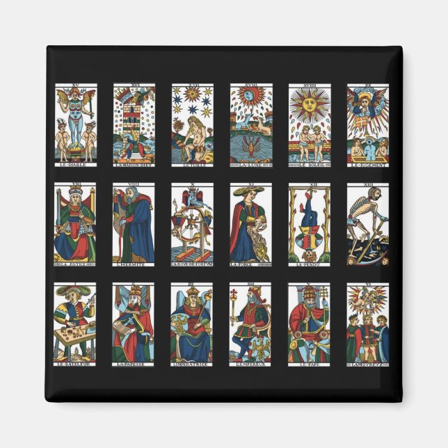 Tarot Major Arcana Magnet (Vorne)