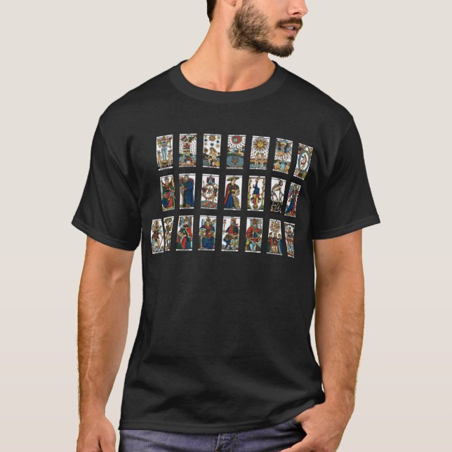 Tarot Major Arcana T-Shirt (Vorderseite)