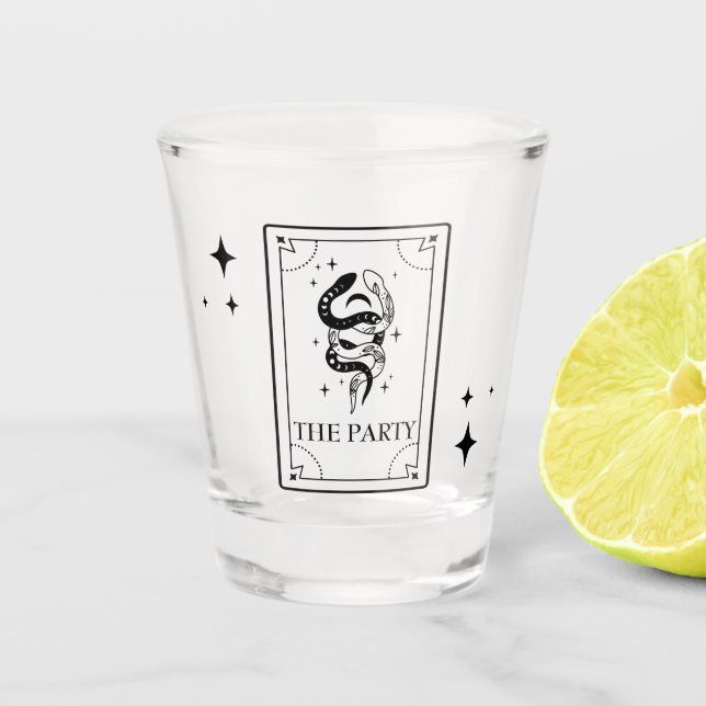 Tarot Mystic Fortune Shot Glass Schnapsglas (Vorderseite)