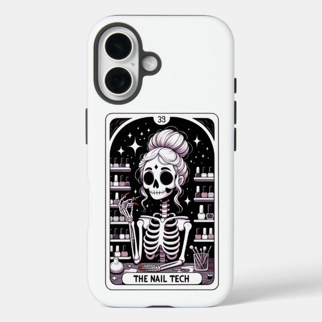 Tarot Nail Technician Business Card Case-Mate iPho Case-Mate iPhone Hülle (Rückseite)
