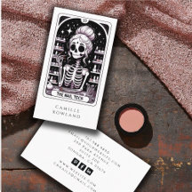 Tarot Nail Technician Business Card